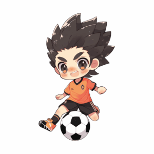 Figurine_Chibi_Joueur_Orange_Tir
